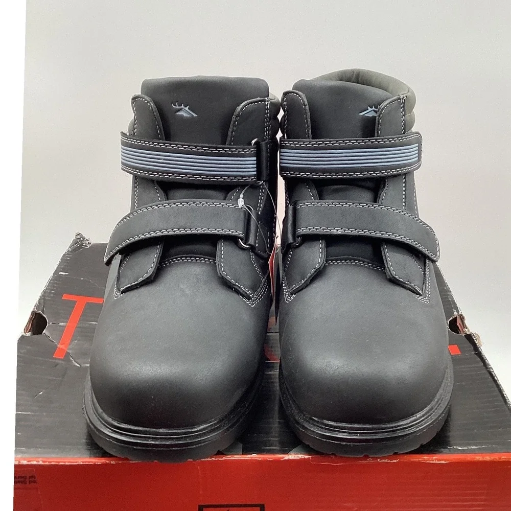 Deer Stags Marker Mens Waterproof Thinsulate Boots Black Hook Loop Size 7M